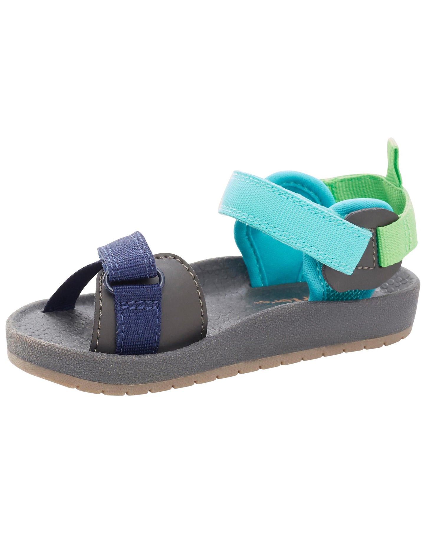 Sandalias azules colores Carters niño azul verde gris