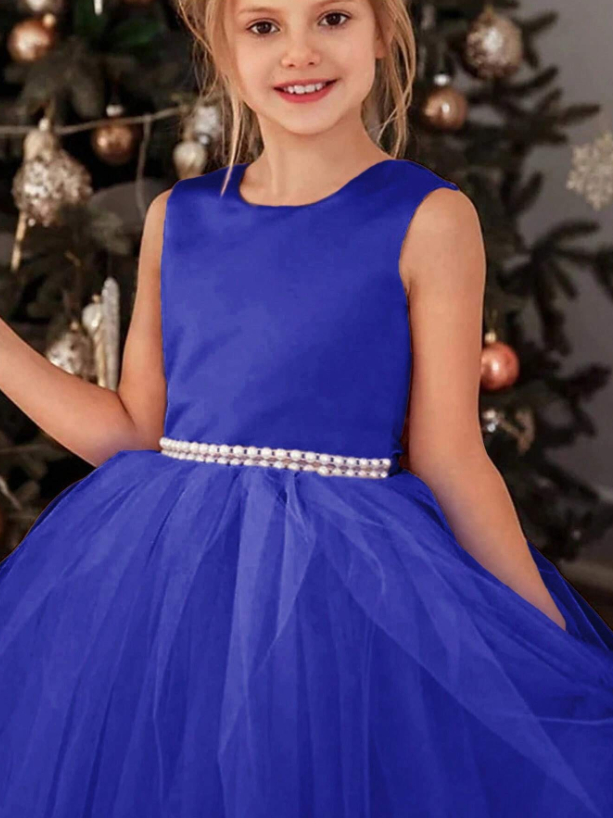 Vestido azul royal evento gala niña sk25052470277337422