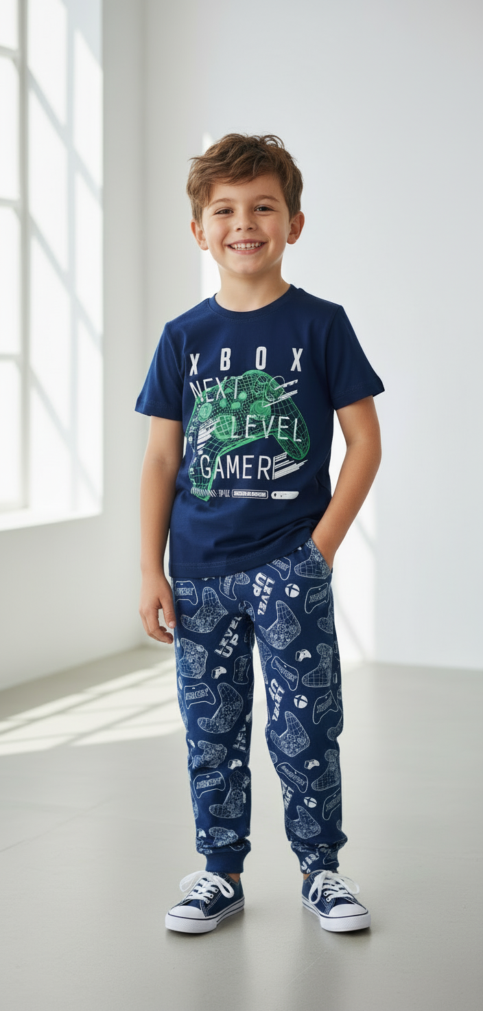 Pijama azul Xbox niño Tinytots 2790