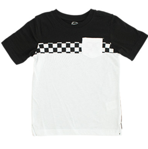 Camisa niño blanca negra Wonder nation WN13