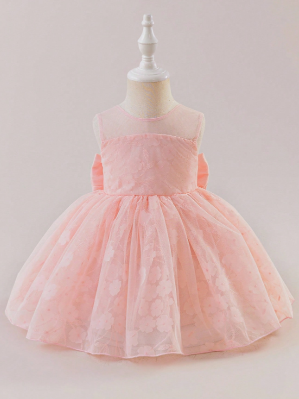 Vestido rosado bebe niña sa25060850532337377