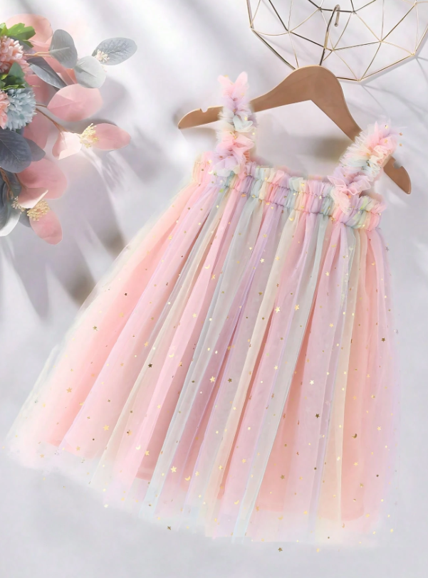 Vestido multicolor bebe niña sa25050850800074067