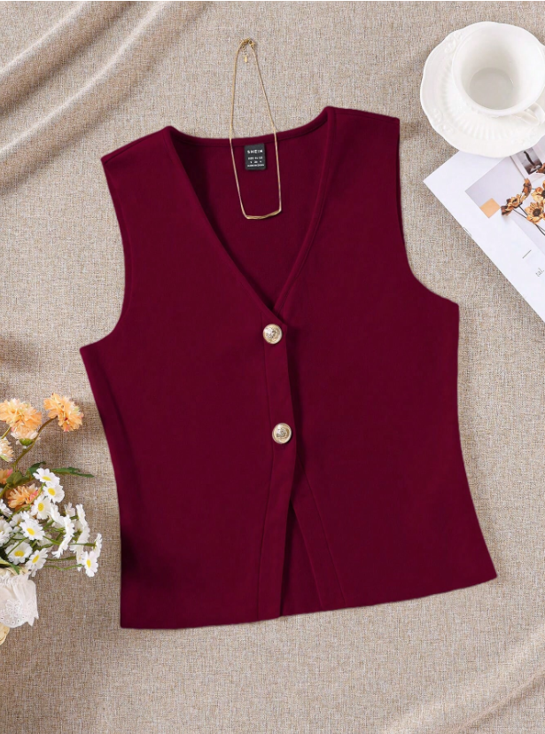 Camisa chaleco blazer dama mujer sz2409198370446045