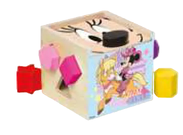 Juguete rompecabezas geometría minnie niña juguete educativo DT-MN-WG9
