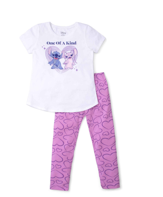 Set conjunto niña lilo y stitch morado One of kind St Jacks 2000139901