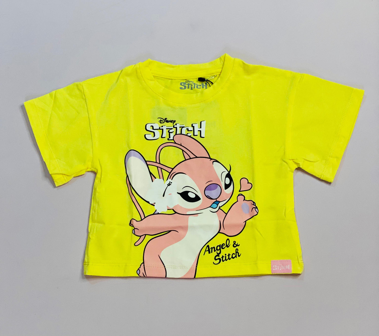 Camisa niña Stitch amarillo D1-STI-101D