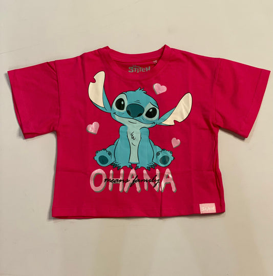 Camisa para niña Stitch rosado D1-STI-104D