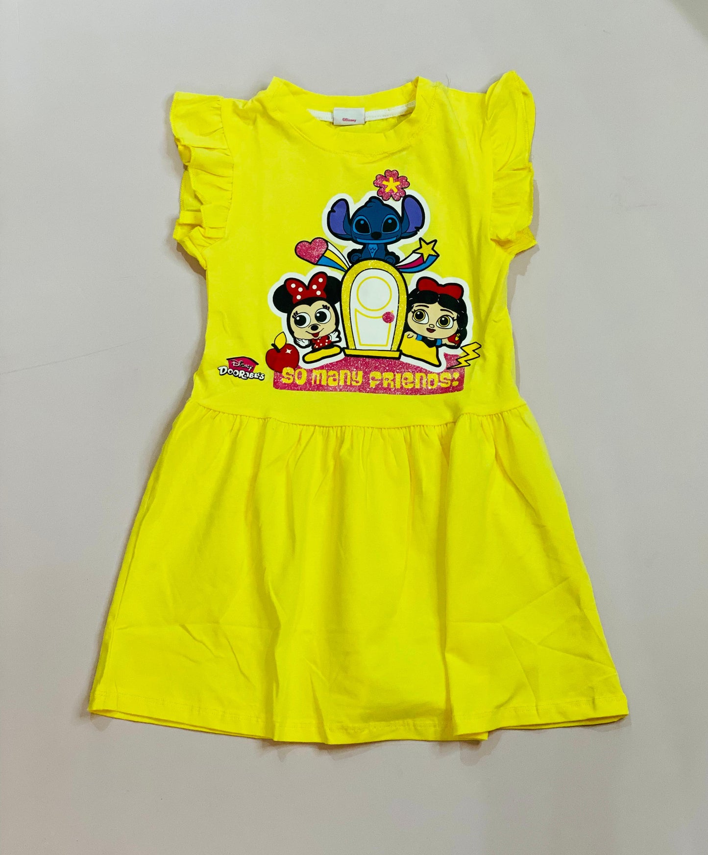 Vestido para niña Stitch amarillo D10-DB-105D
