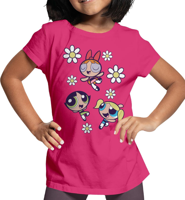 Camisa rosada chicas súper poderosas niña