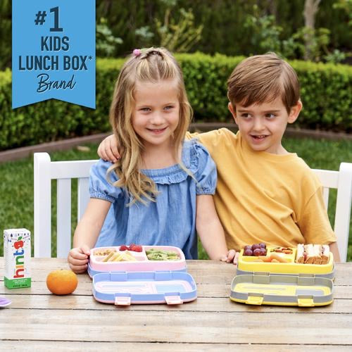 Contenedor para comida lonchera Bentgo bento rosada arcoiris