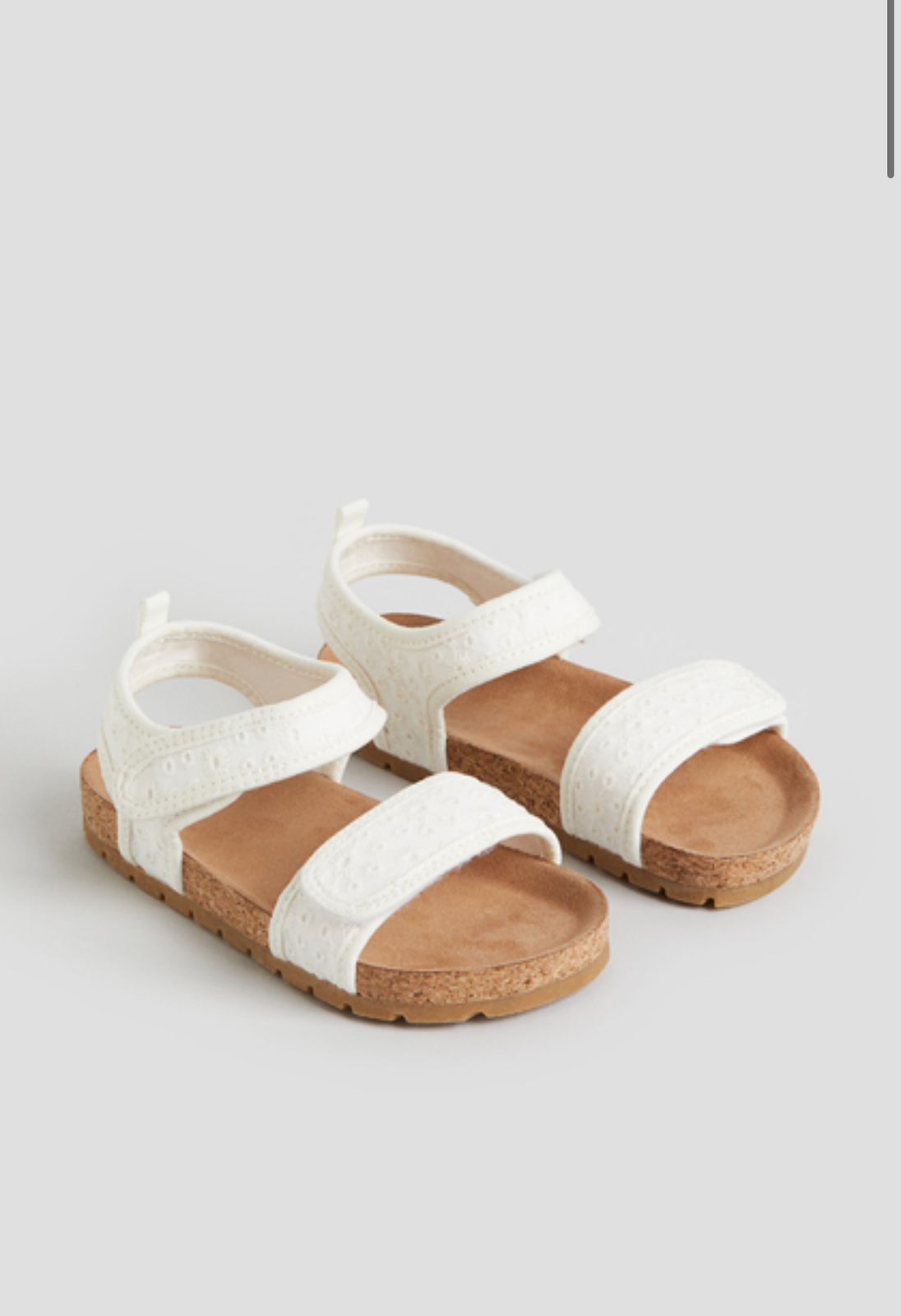 Sandalias H&M niña blancas
