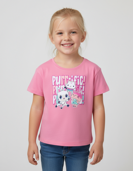 Camisa blusa rosada purrific Gabby St Jacks niña 2030199402 promo 4x1000 pastelitos