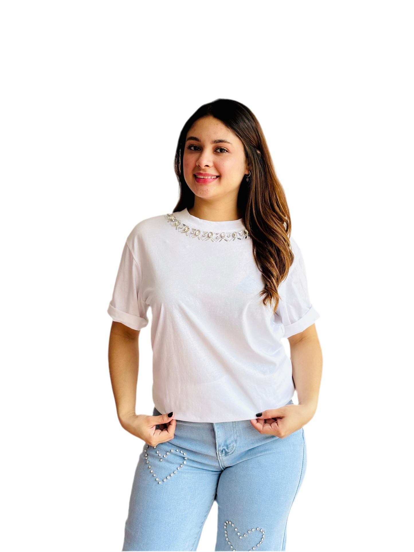 Blusa para Dama blanco CTD1128-19 590390