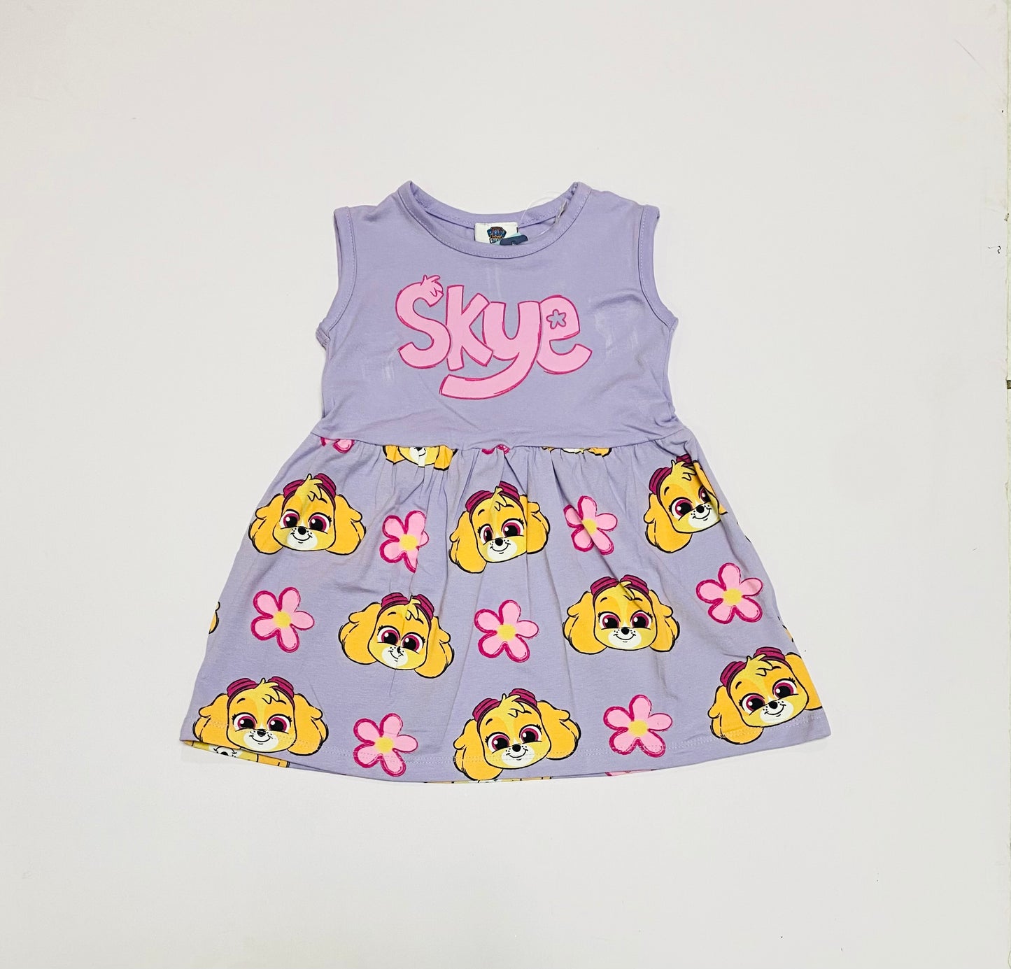 Vestido morado Skye paw patrol niña N10-PWG-102B