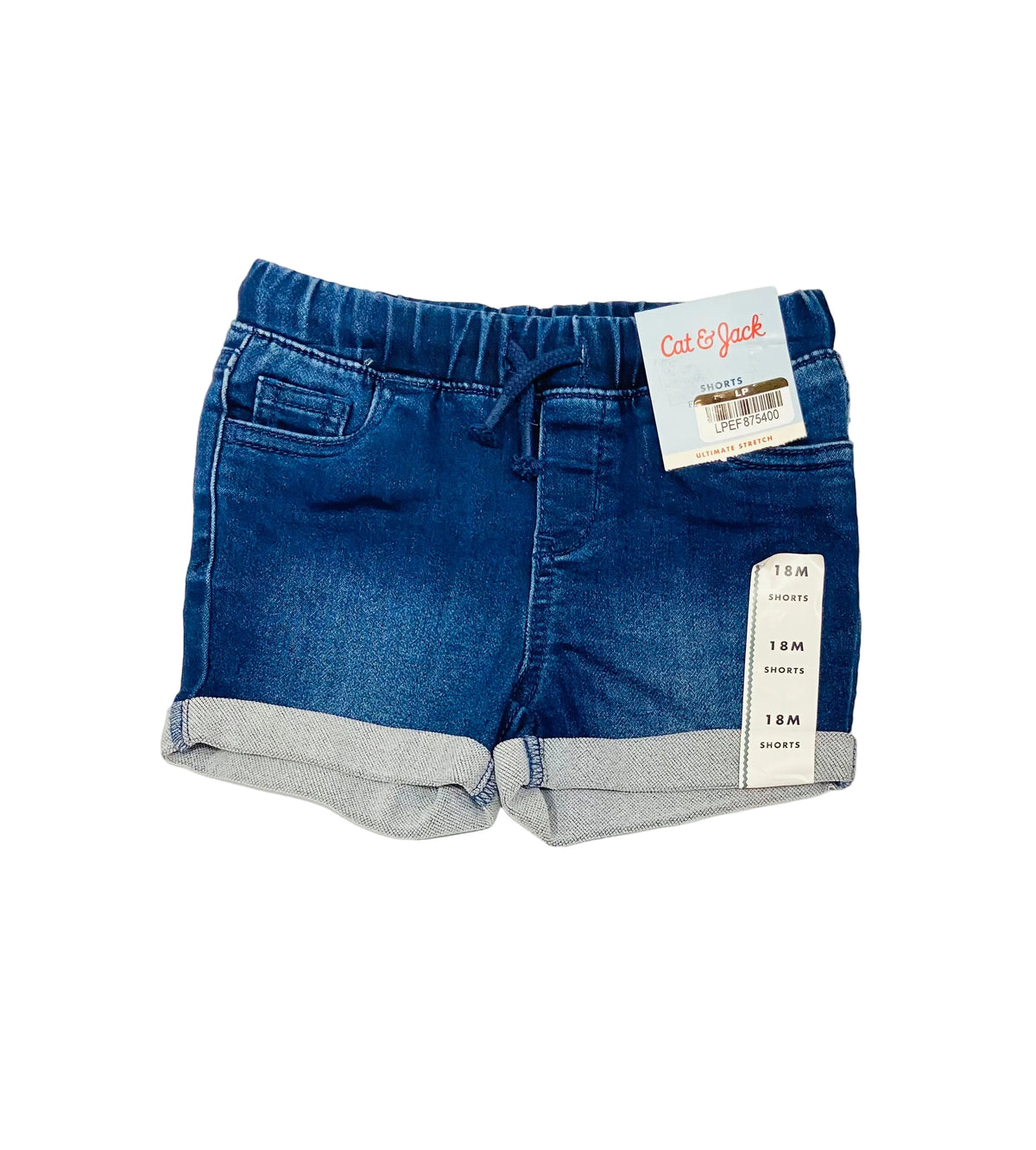 Short jeans azul Cat & Jack niña promo 3x1000