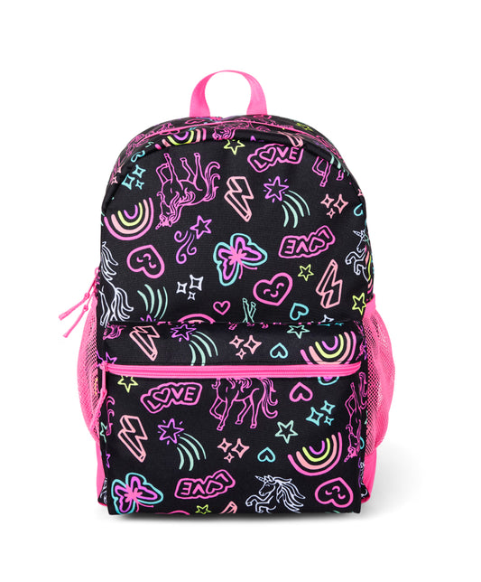 Mochila rosada unicornios Childrens place grande