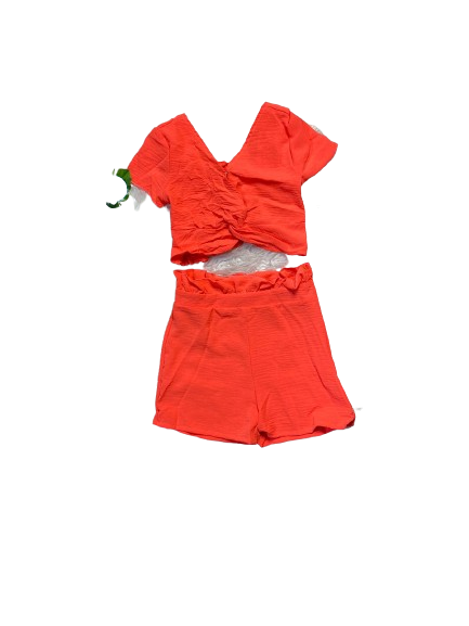 Set 2 piezas niña anaranjado