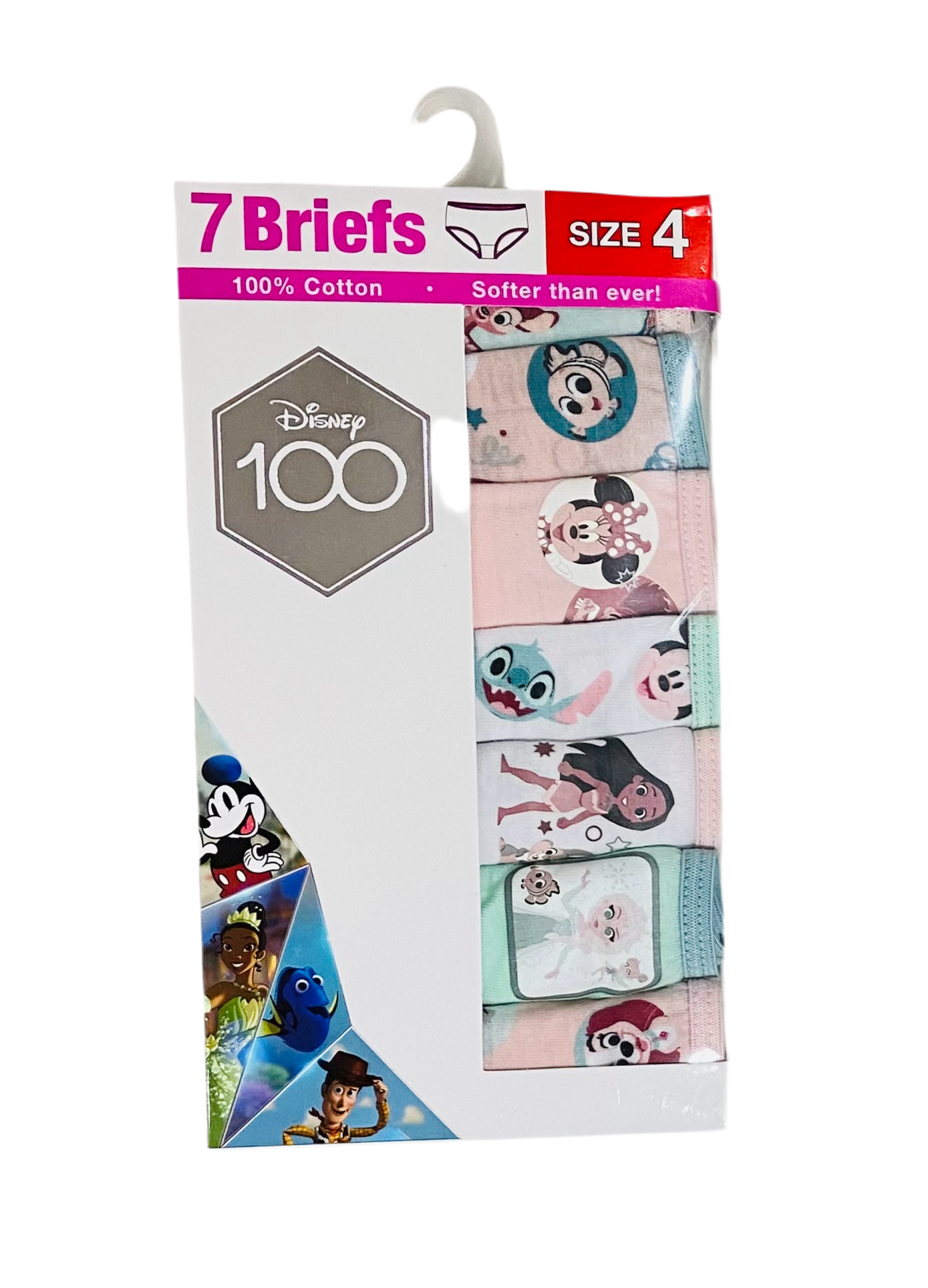 Ropa interior 7 pack Disney pantie niña