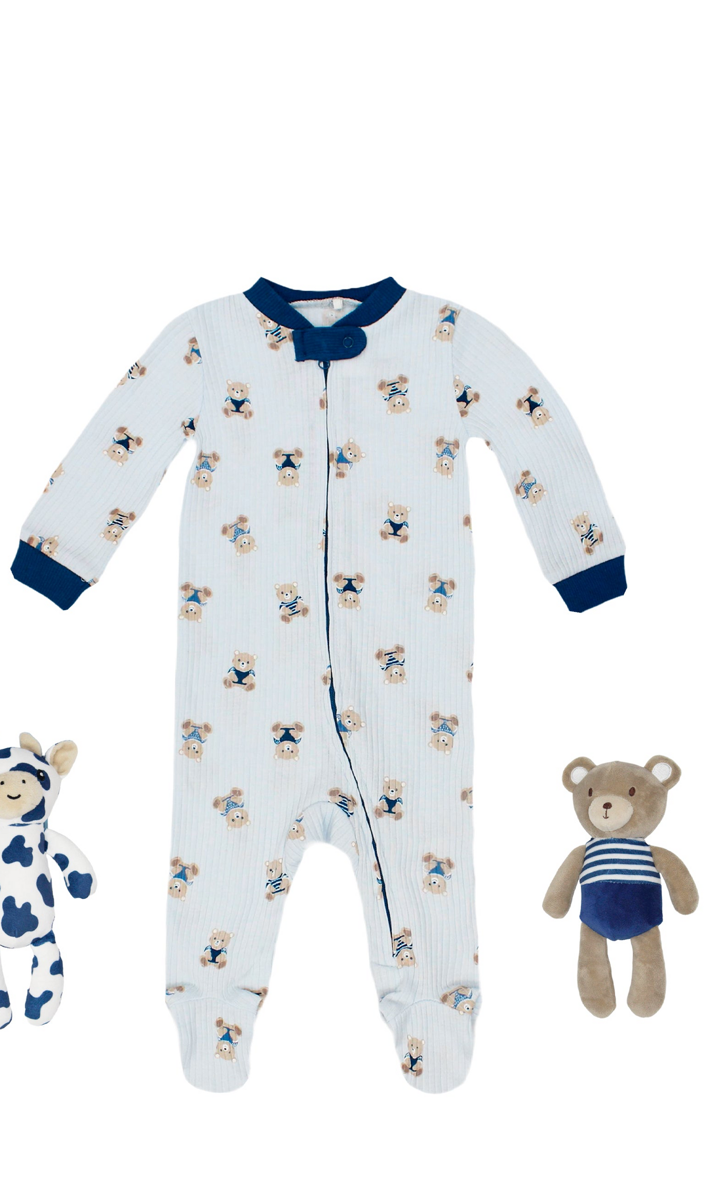 Pijama mameluco y peluche apego oso bebe niño Tinytots DA3245-ASTTT