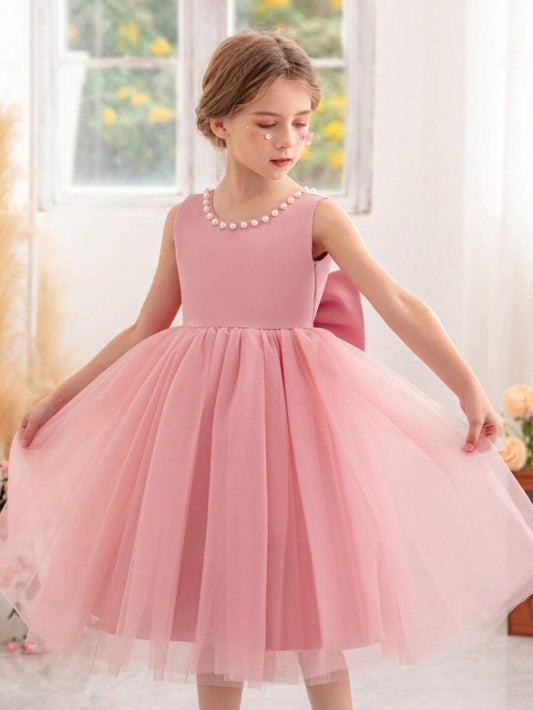 Vestido rosado evento gala