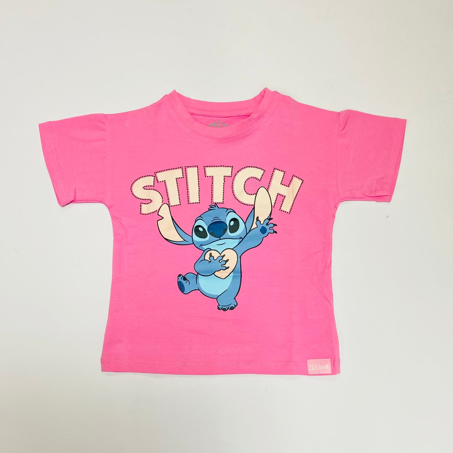 Camisa niña rosada Stitch D1-STI-110D