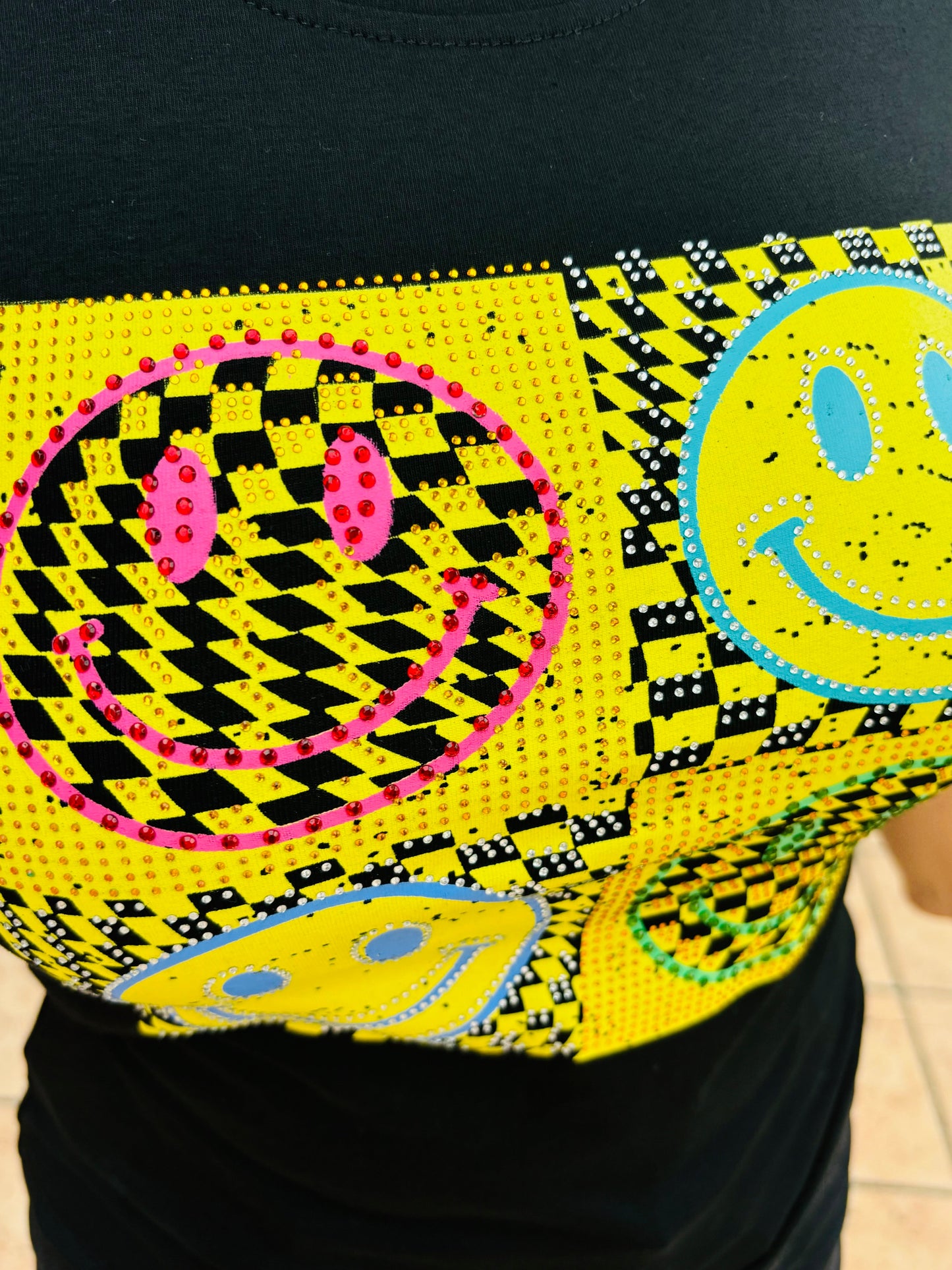 Camisa carita feliz negro S-XL IN1-2201 450350