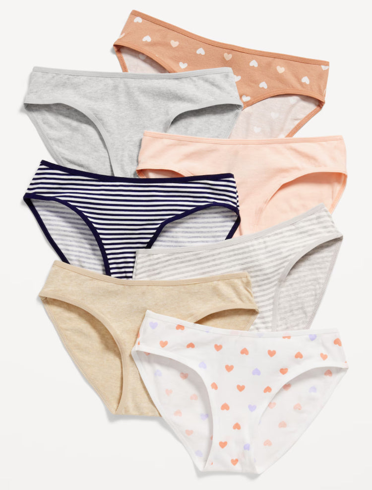 Ropa interior niña 7 pack Old navy