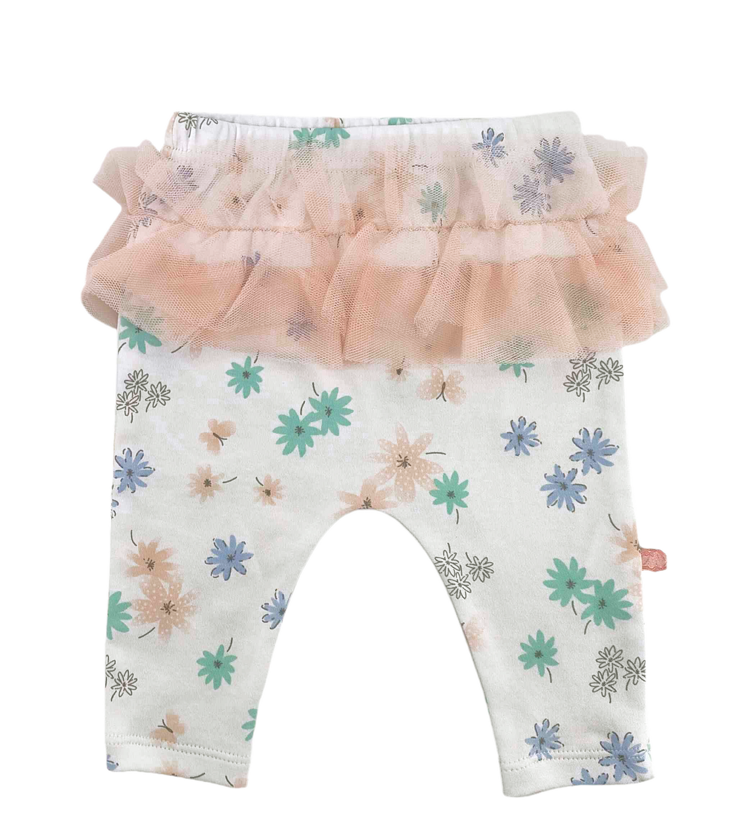 Set 2 piezas blanco Tutu flores Kobytin bebe niña