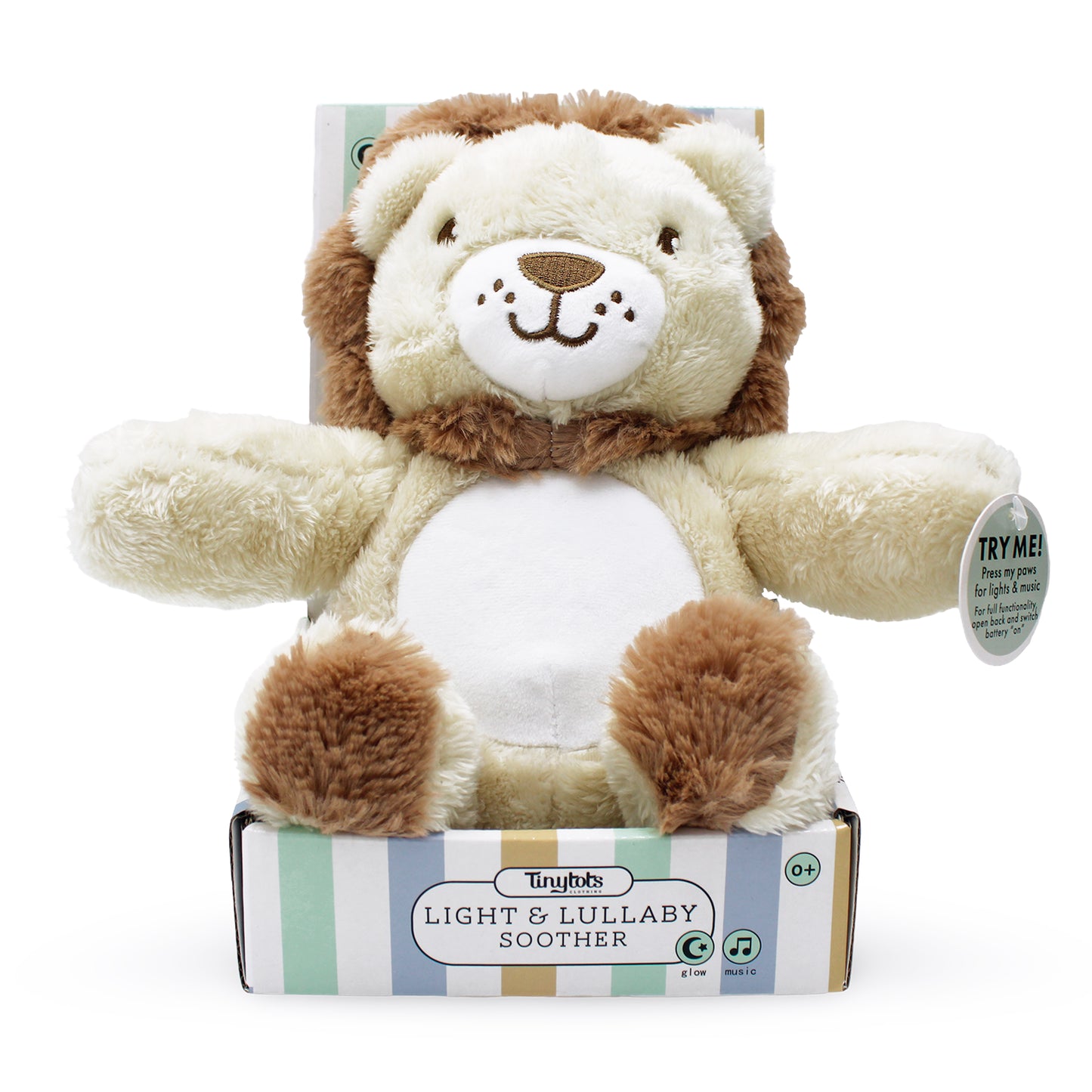 Juguete peluche apego musical leon bebe niño Tinytots DH102A-TP