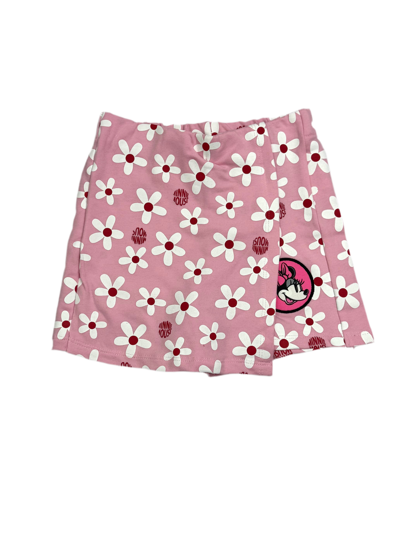 Falda rosada claro niña flores Minnie Disney MM-2624 promo 2x1000