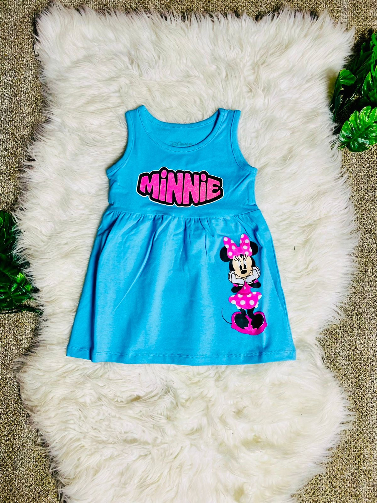 Vestido azul Minnie Disney bebe niña D10-MI-1283B promo 3x1000 390345
