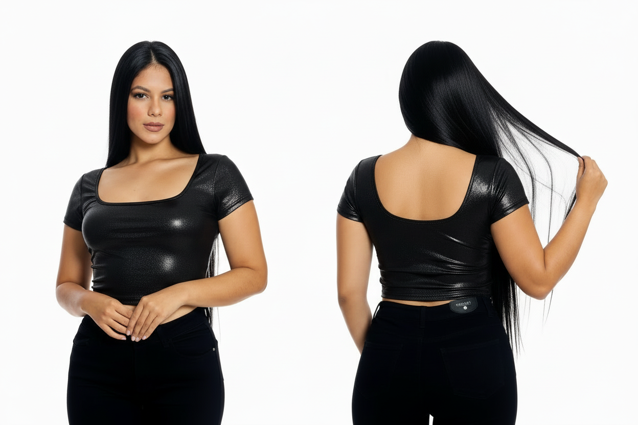 Camisa dama blusa negro CTD1170-41 390290