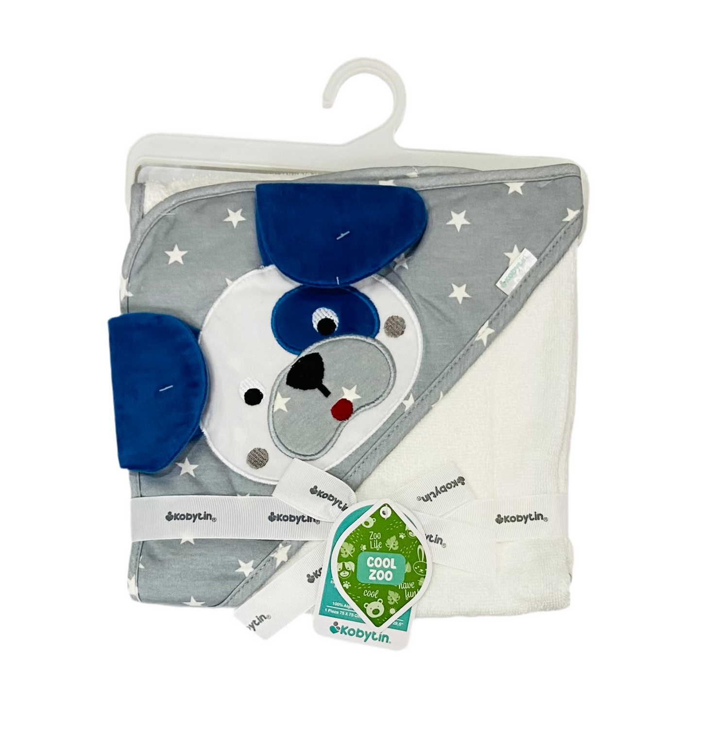 Toalla baño perrito bebe niño Kobytin