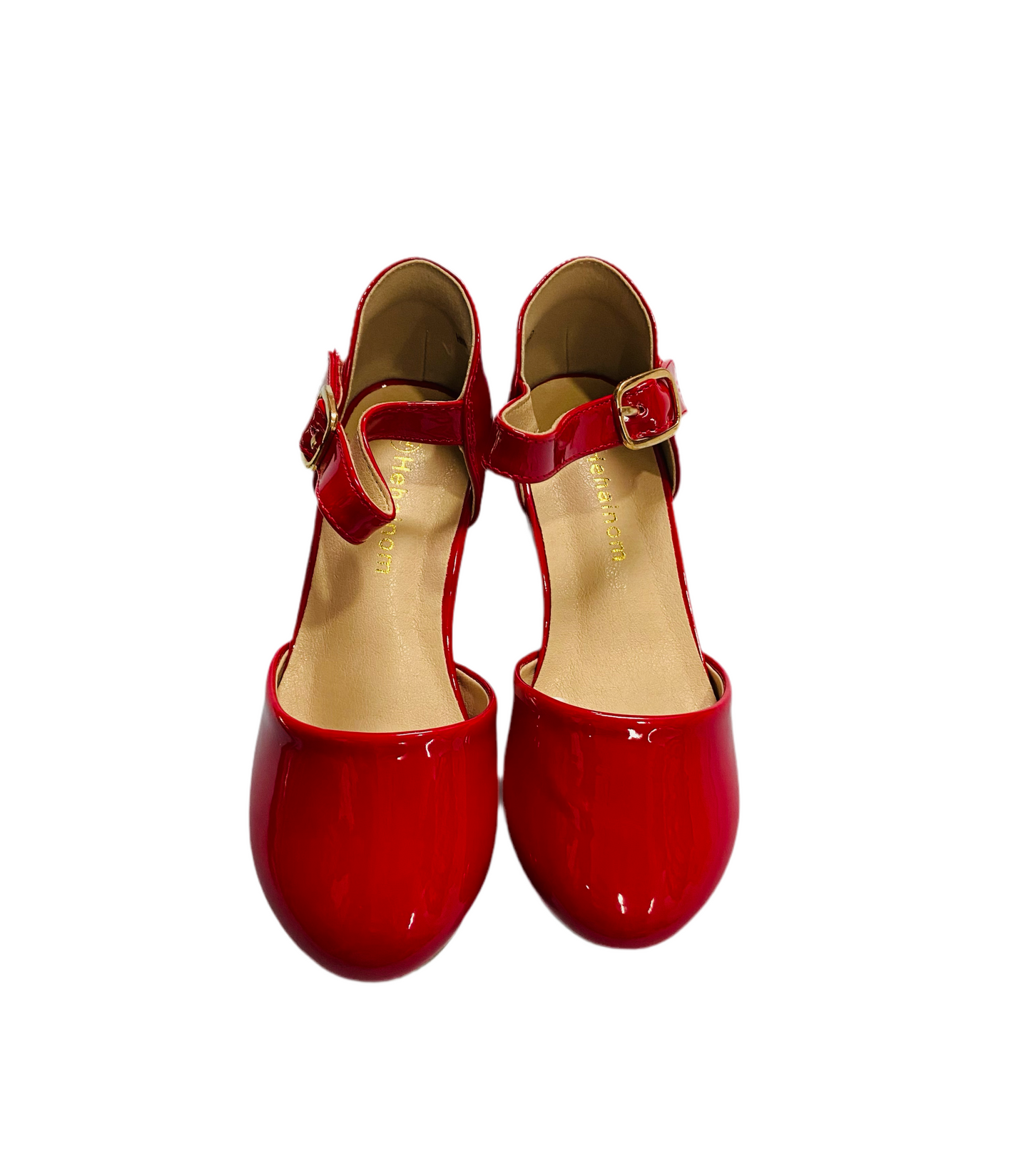 Zapatillas rojas tacon niña