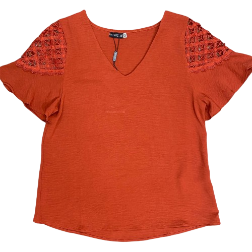 Camisa formal mujer dama Terracota ING-1661 390290 Promo 3x1000