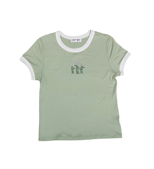Camisa verde niña