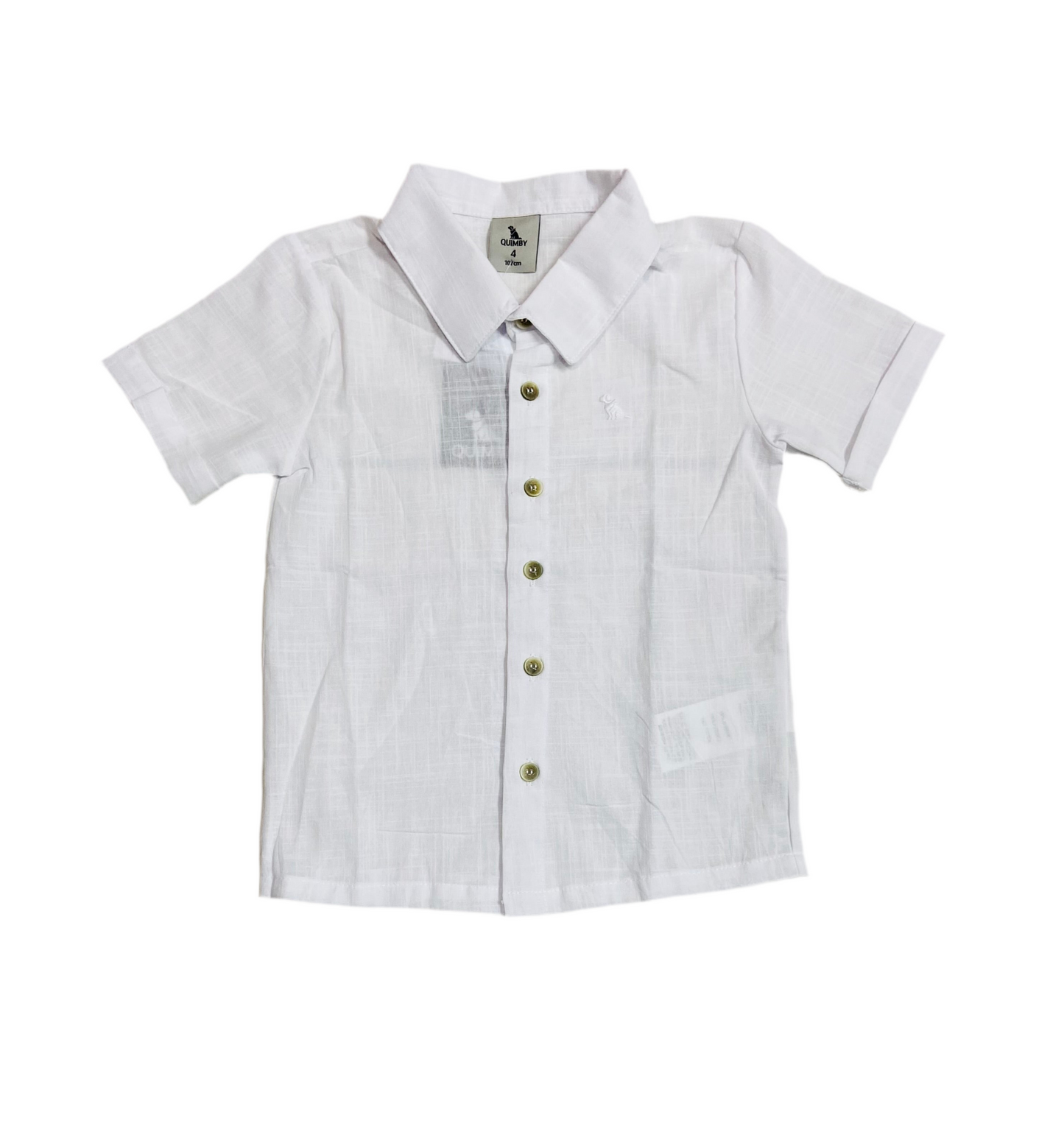 Camisa blanca niño formal Quimby 34490-000101o