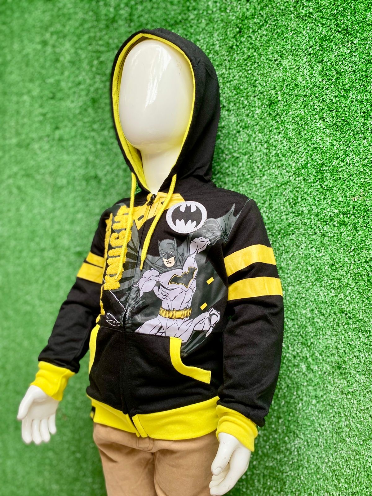 Suéter sudadera hoodie negra Batman niño 78748912