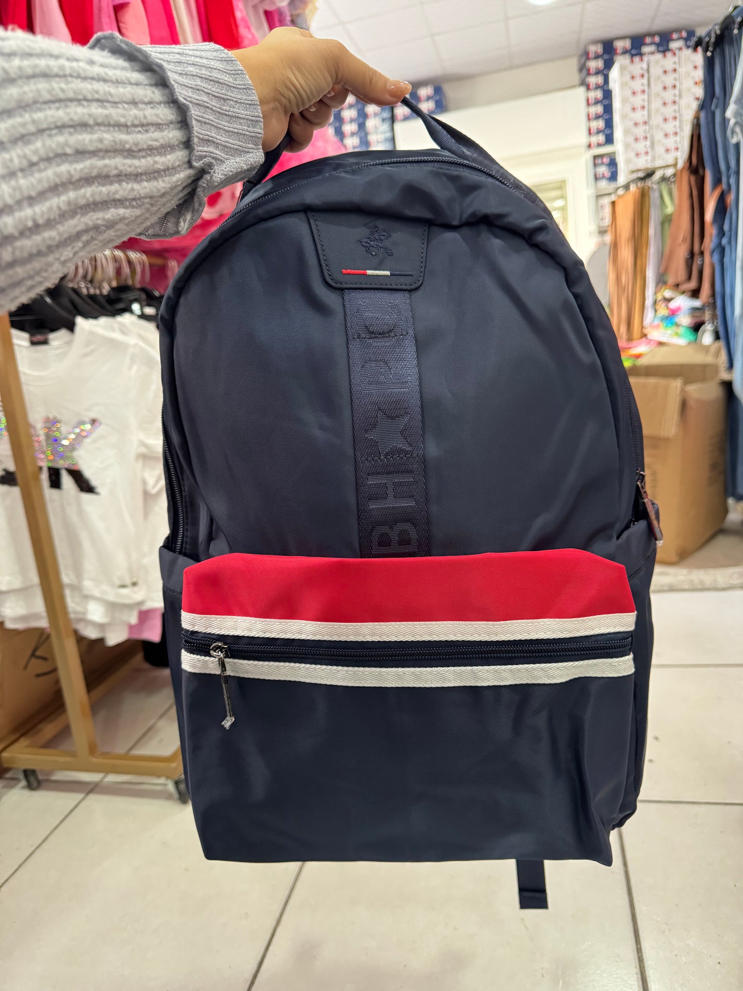 Mochila azul Navy niño niña adulto polo Legacy-BP6 1090990