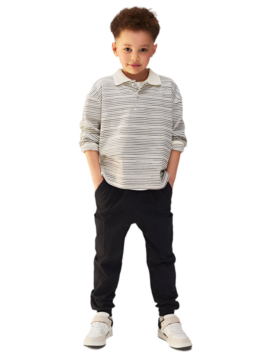 Pantalon Jogger negro niño H&M