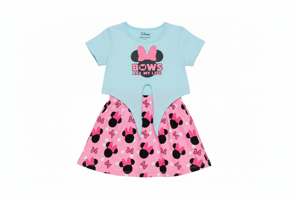 Vestido Minnie Disney bebe niña D10-MI-1287B promo 3x1000 490445