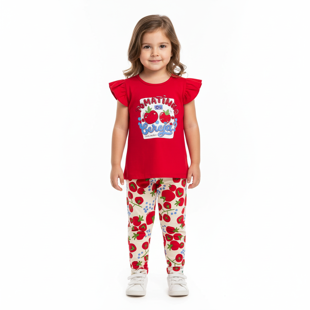 Set conjunto cereza cherry niña Quimby 34578-191763