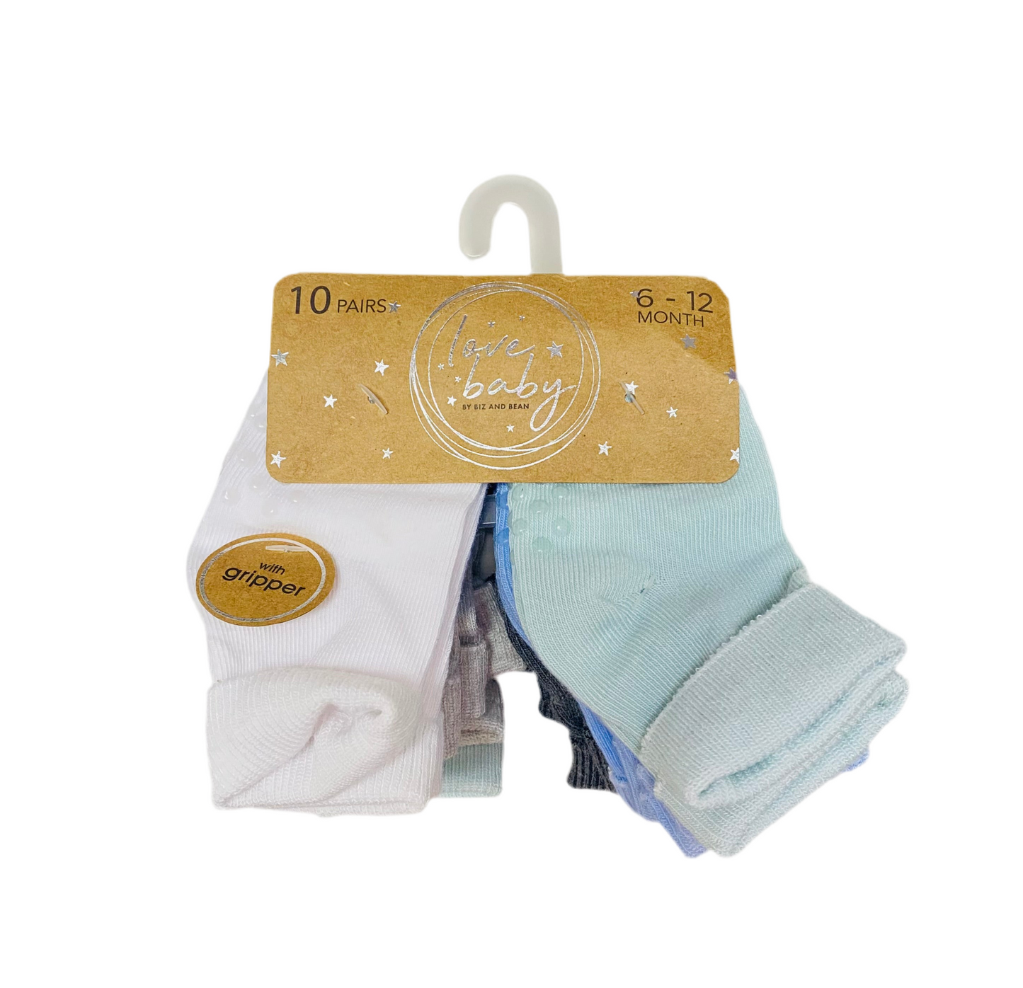 Set 10 pares calcetines bebe niño niña Love baby