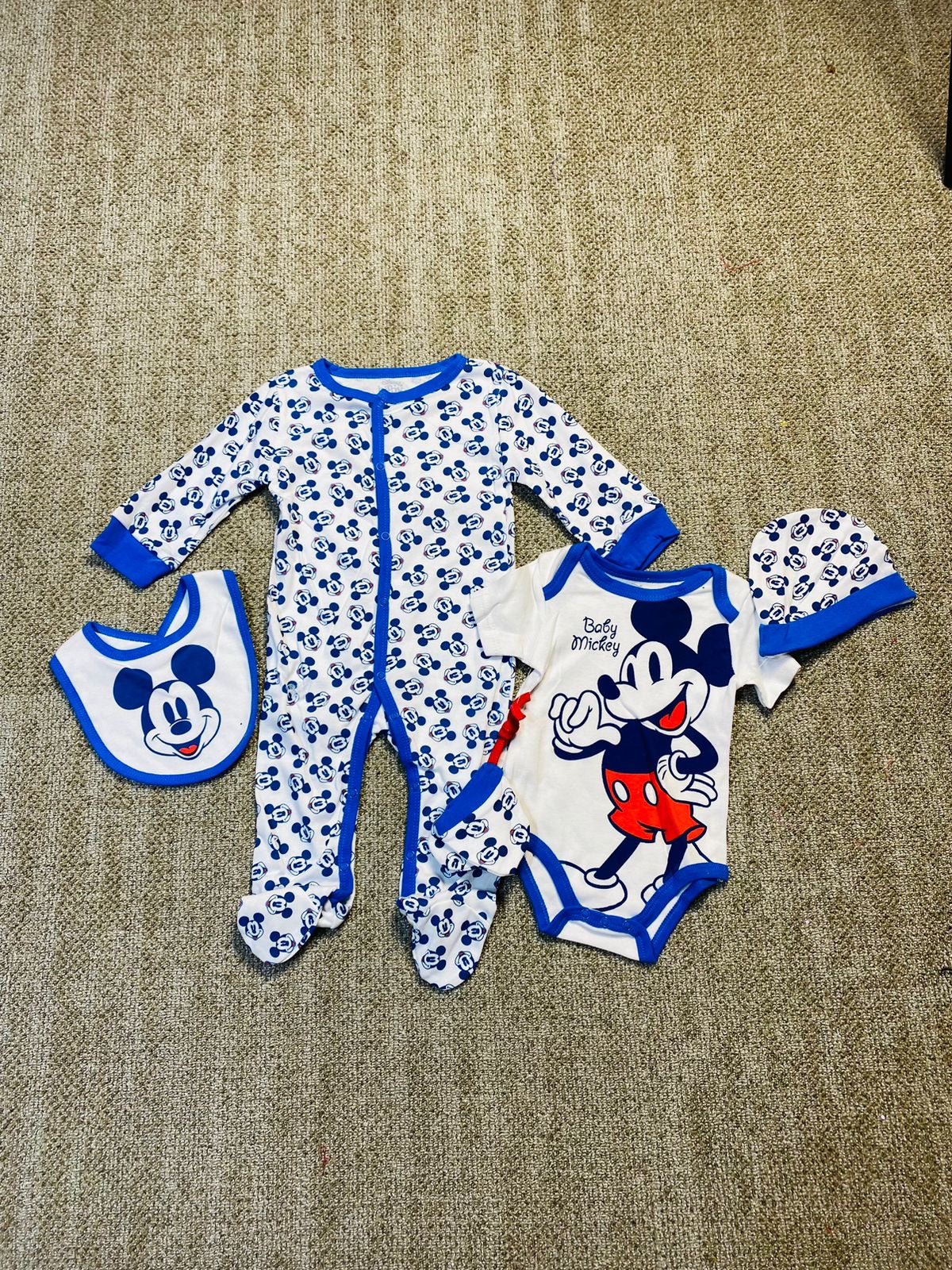 Pijama Set 5 piezas azul mickey Disney bebe niño D9-MK-1322B promo 2x1000