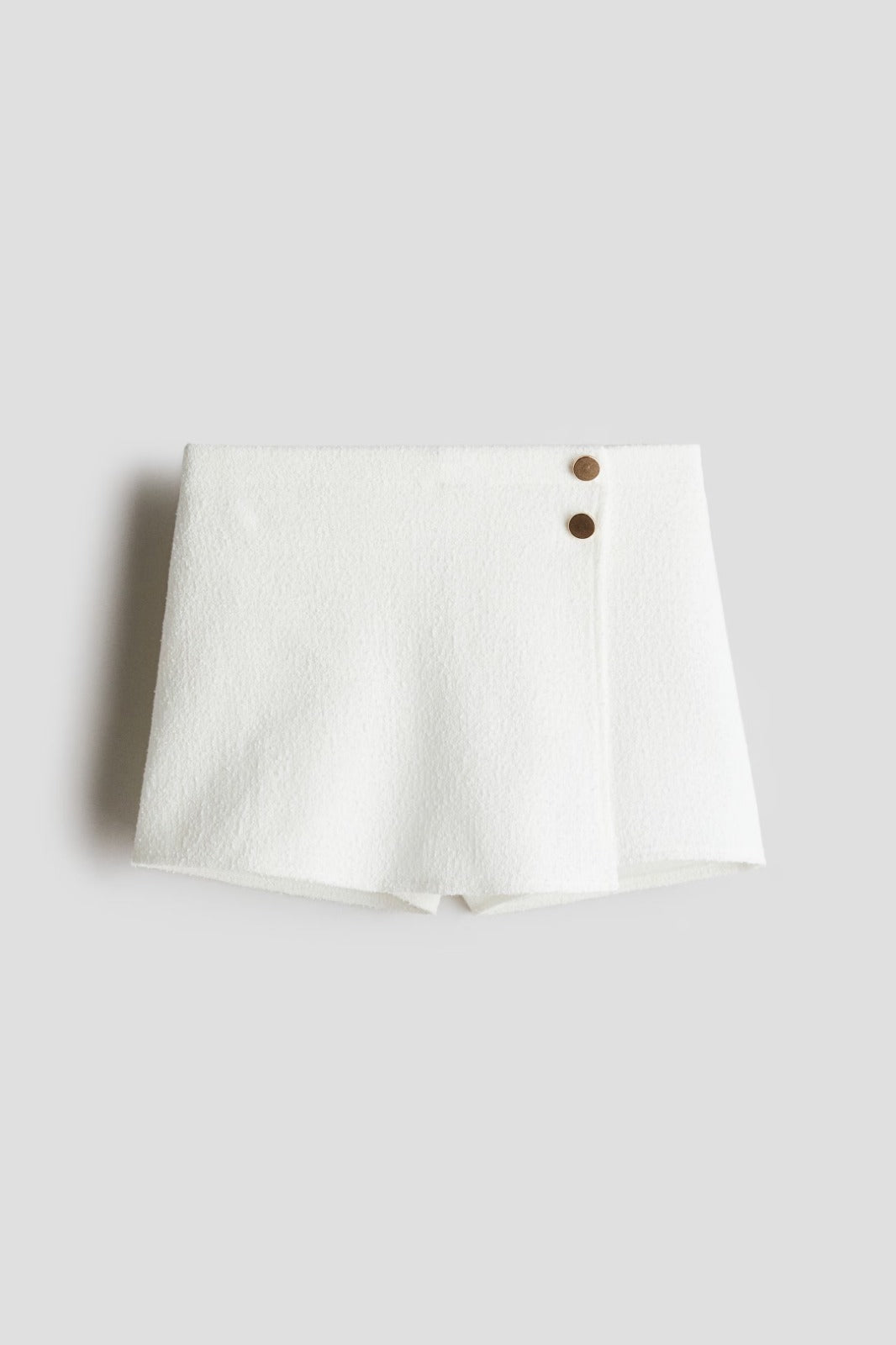 Falda short blanca niña H&M