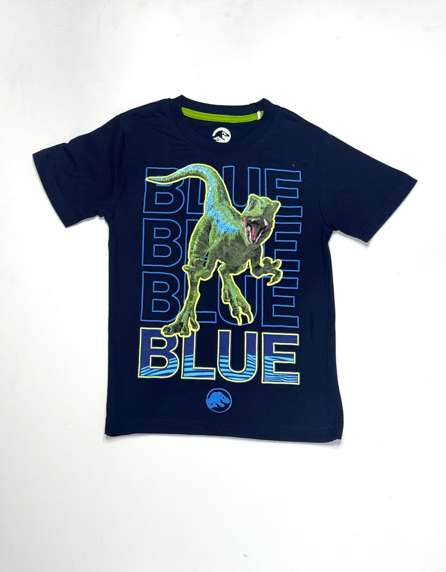 Camisa azul oscuro dinosaurio niño Jurassic World JW-0506 Disney