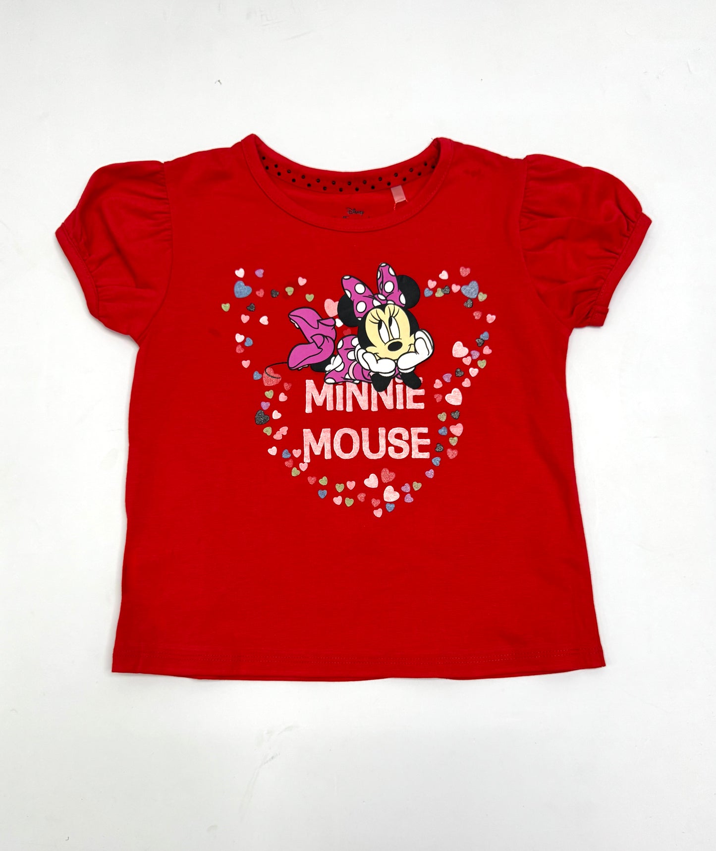 Camisa roja niña Minnie Disney MM-2452 promo 3x1000