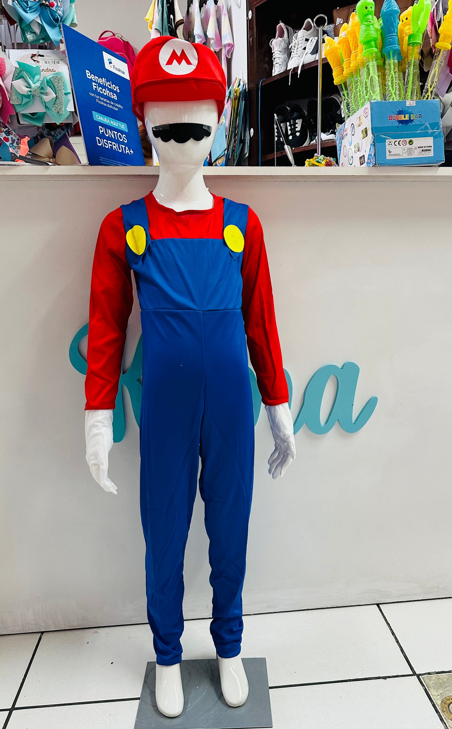 Disfraz mario bros niño