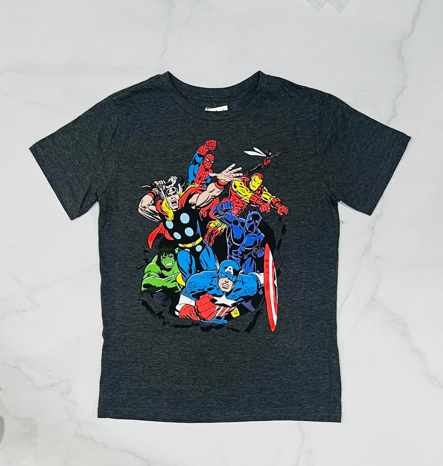 Camisa azul Marvel Niño