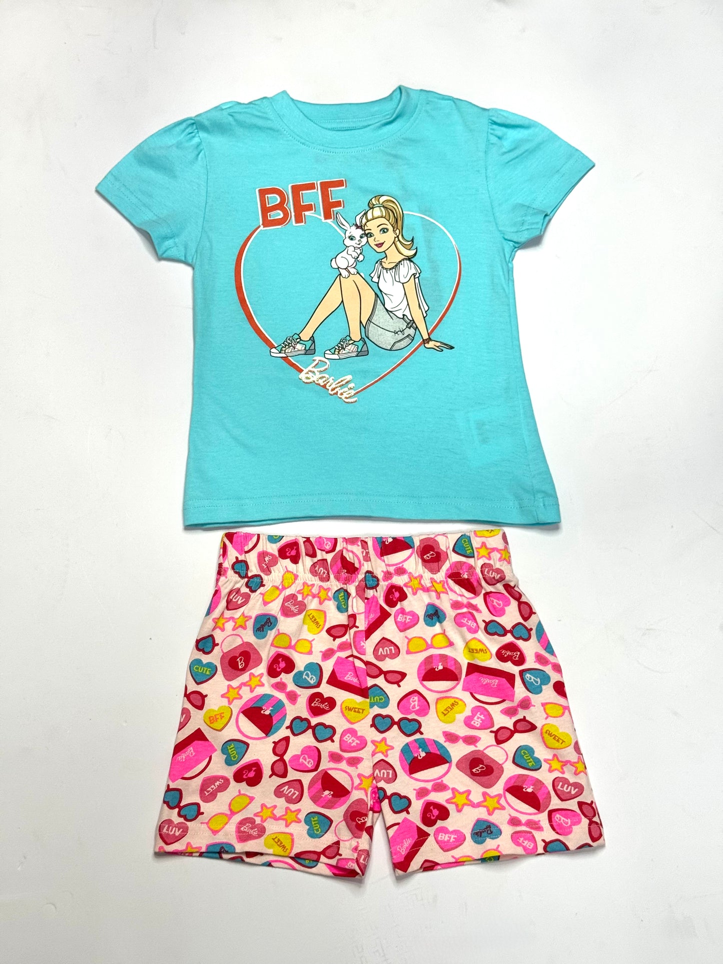 Pijama azul cielo niña Barbie Disney BA-89974